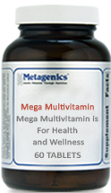 Metagenics - Mega Multivitamin-60 Tablets